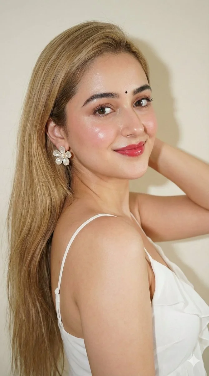 Radiant Elegance: A Fashion Portrait