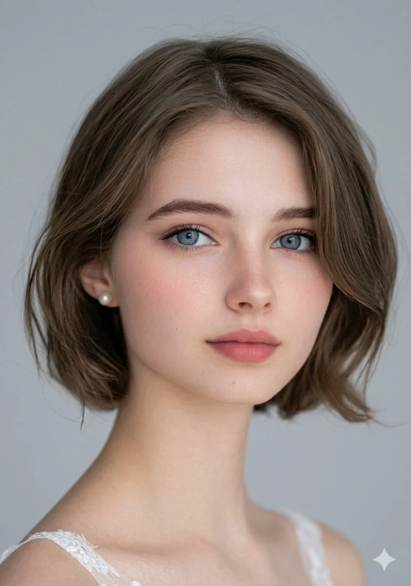 Radiant Elegance: A Portrait of Innocence