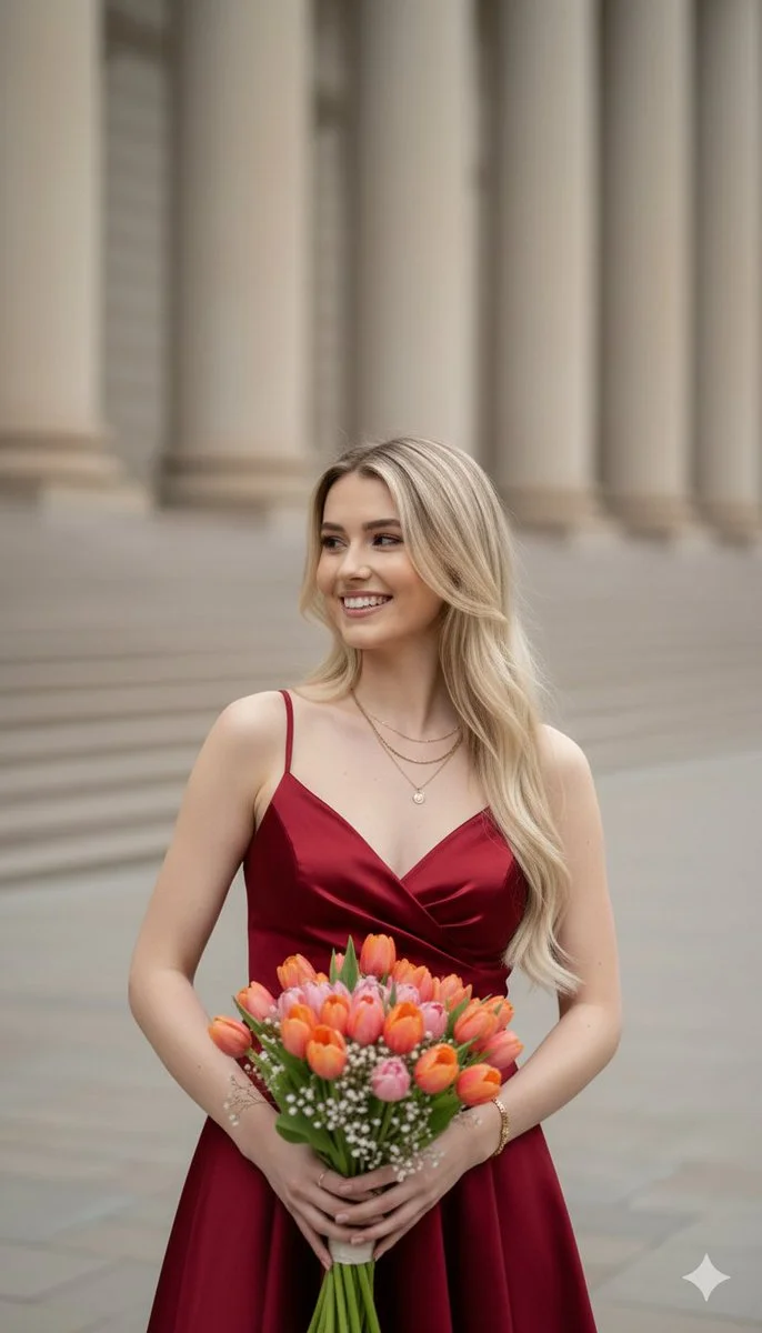 Radiant Elegance in Neoclassical Splendor