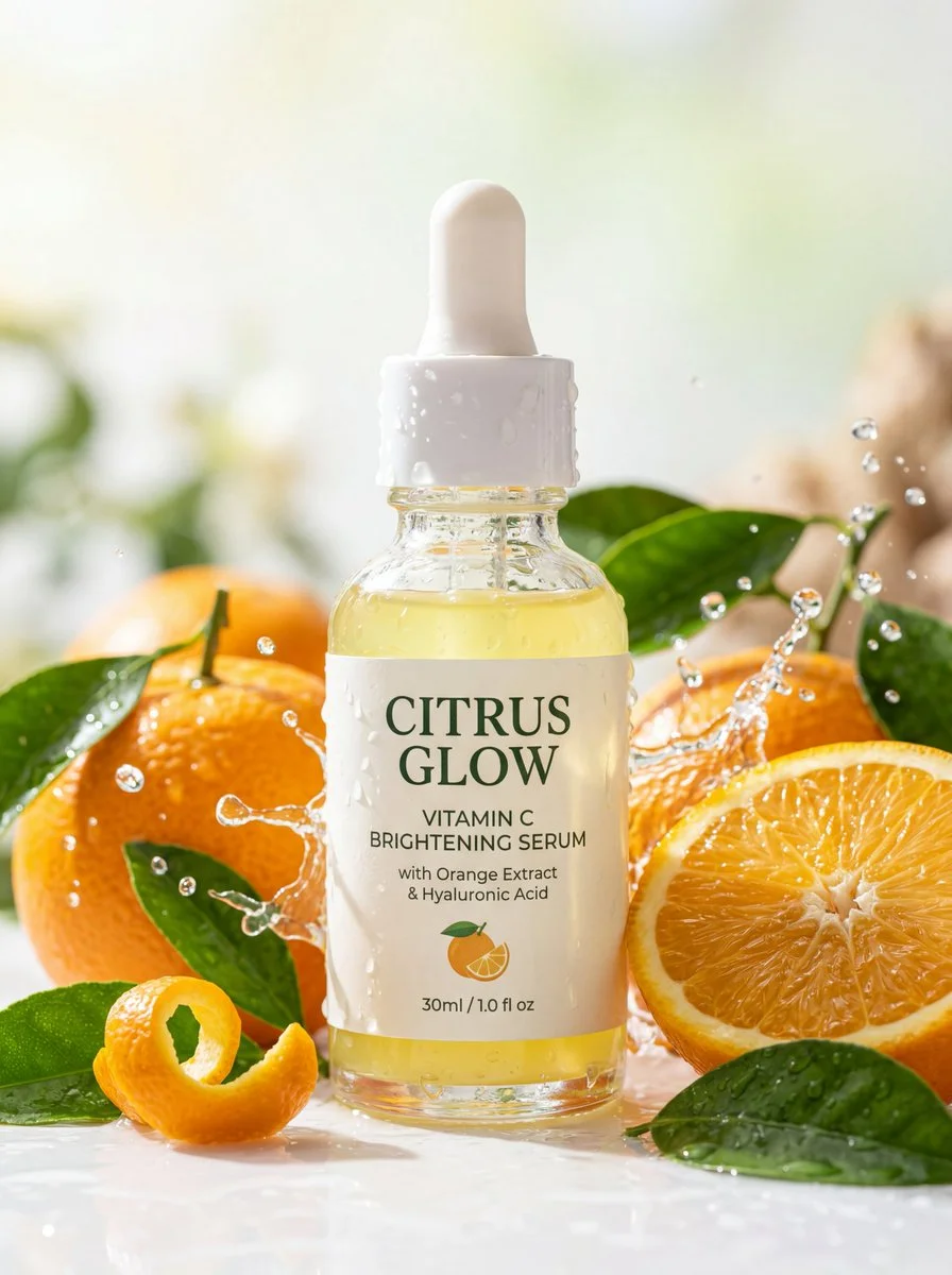 Radiant Glow: Vitamin C Serum in Morning Light