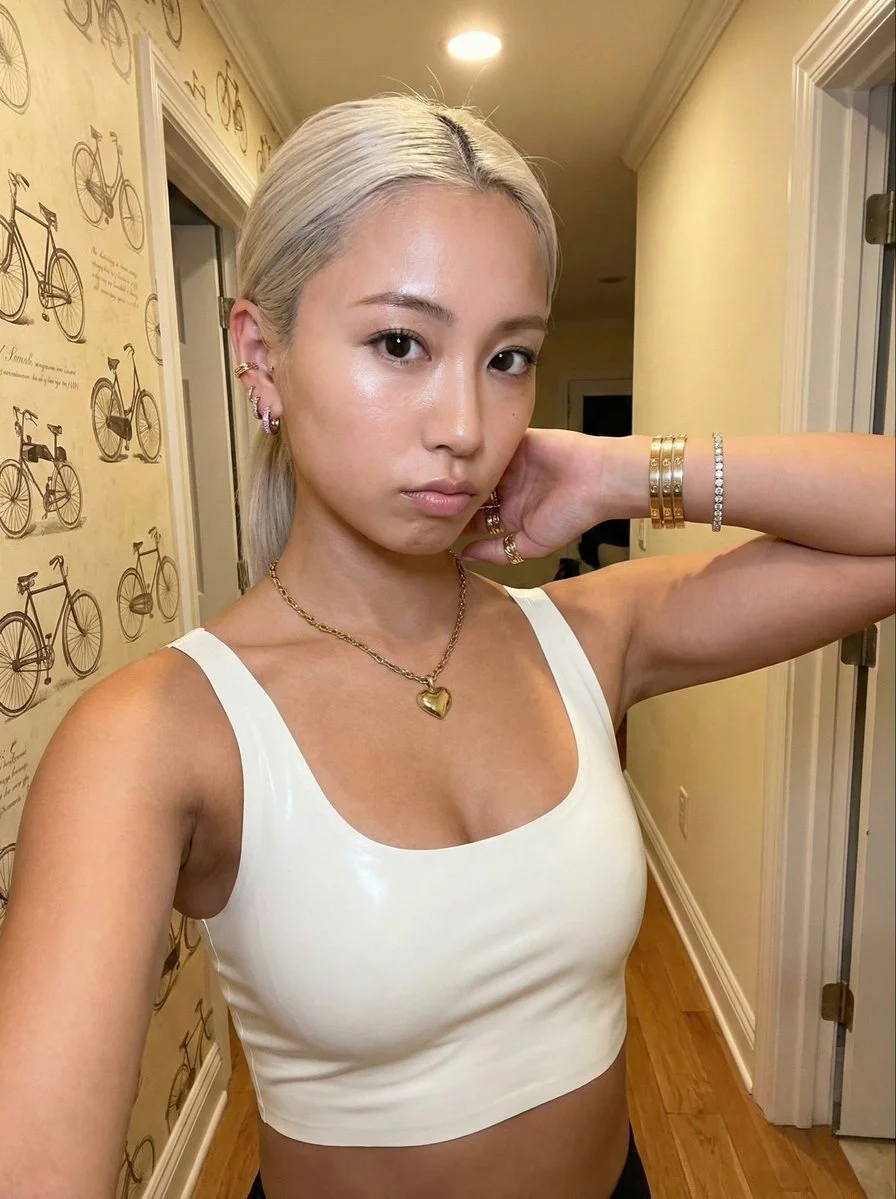 Radiant Selfie of Modern Elegance