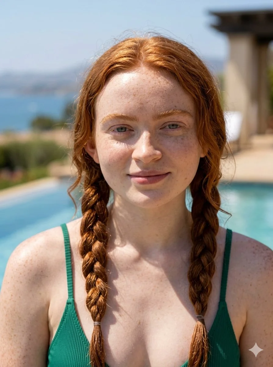 Radiant Summer Serenity by the Infinity Pool