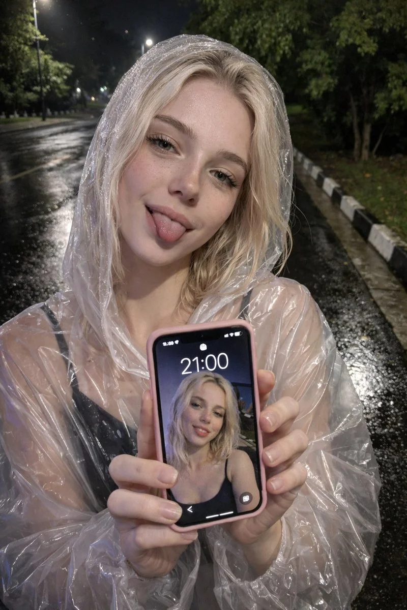 Rainy Night Reflections