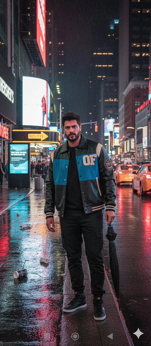 Rainy Night Vibes in Times Square: A Neon Escape