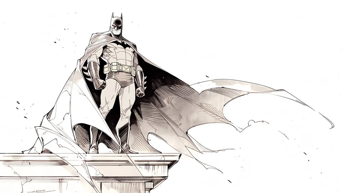 Raw Emotion in a Stark Monochrome Sketch