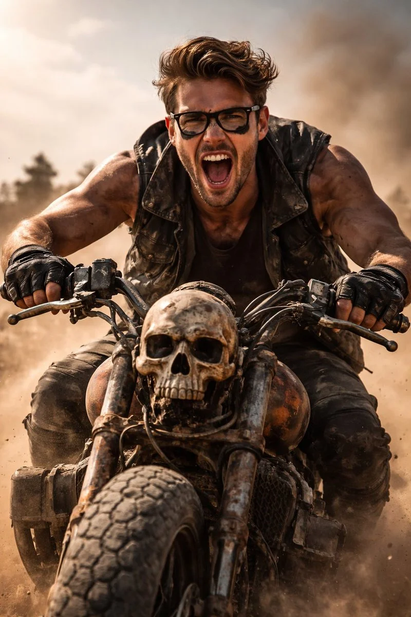 Raw Power and Survival Amidst a Desolate Wasteland