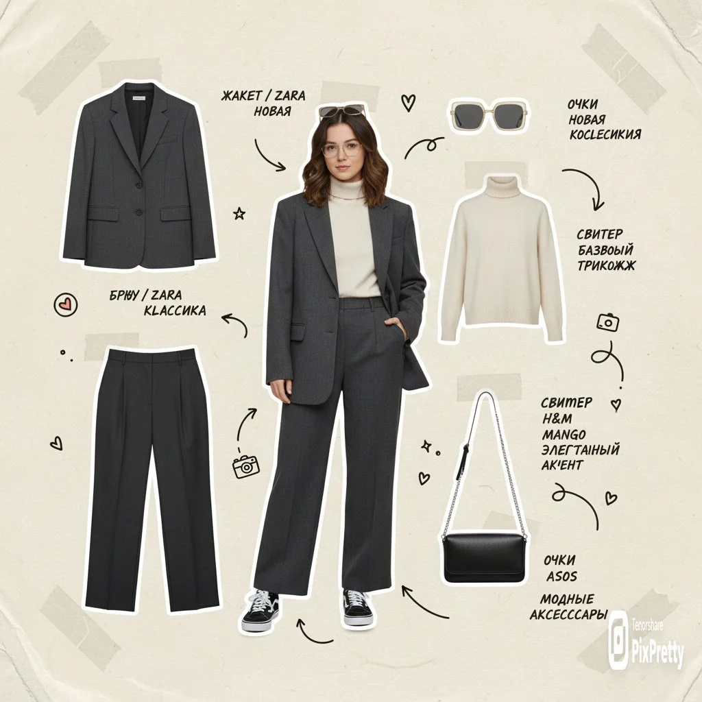 Real Fashion Collage with Style Details