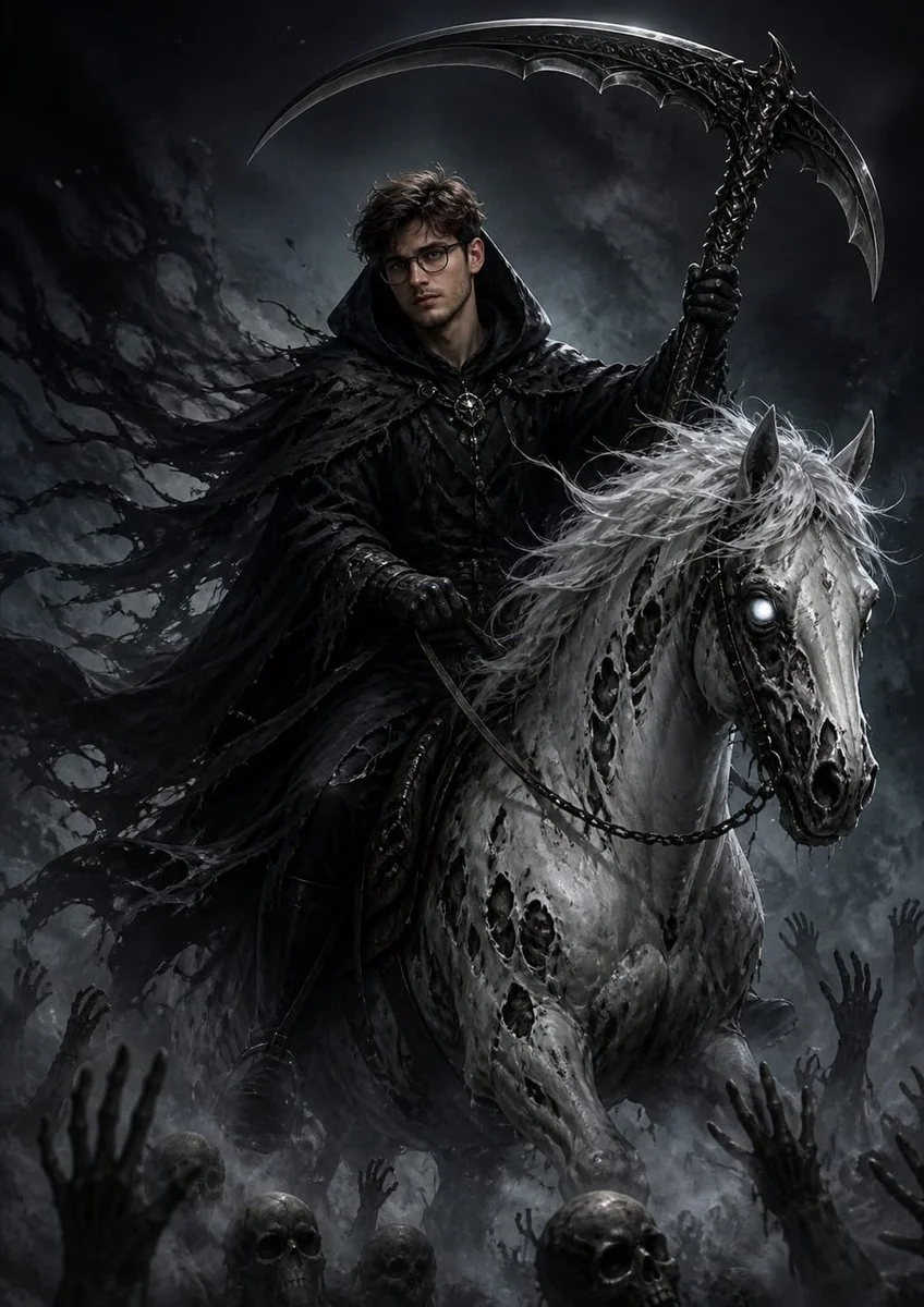 Reaper's Ride Through the Mist