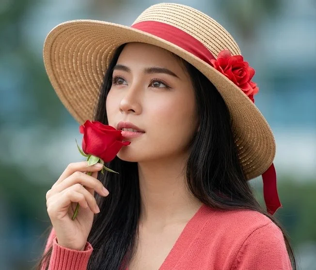 Red Elegance in Bloom