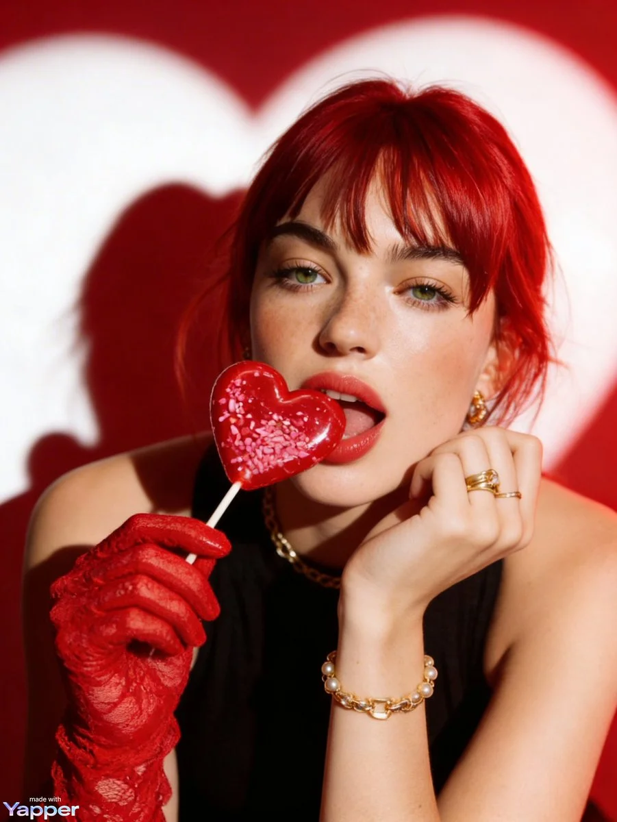 Red Hot Romance: A Cinematic Valentine Photoshoot