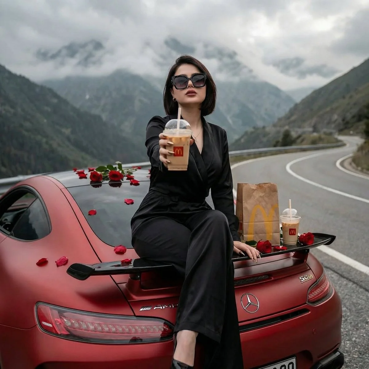 Red Roses & Mountain Glamour