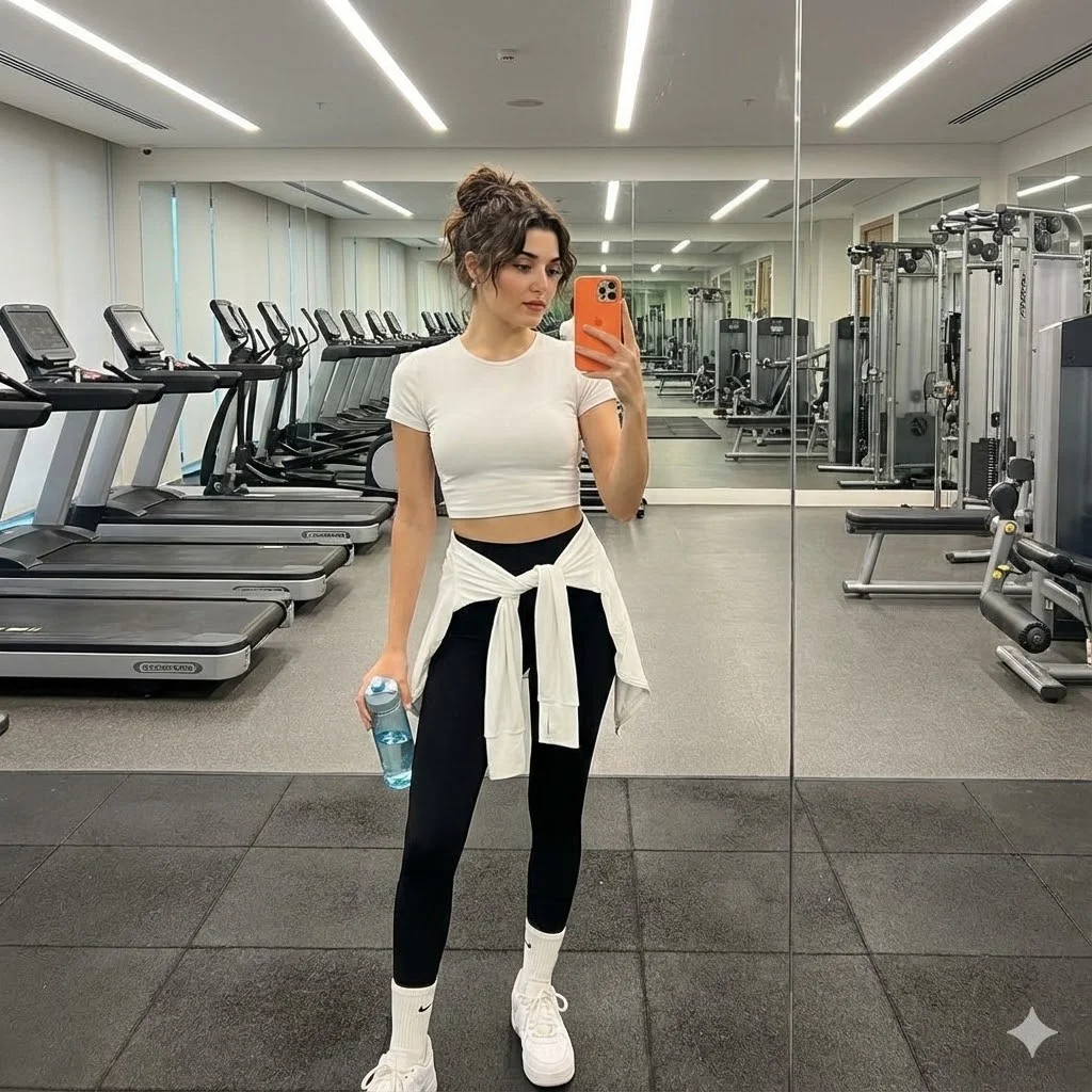 Reflecting Reality: A Gym Selfie