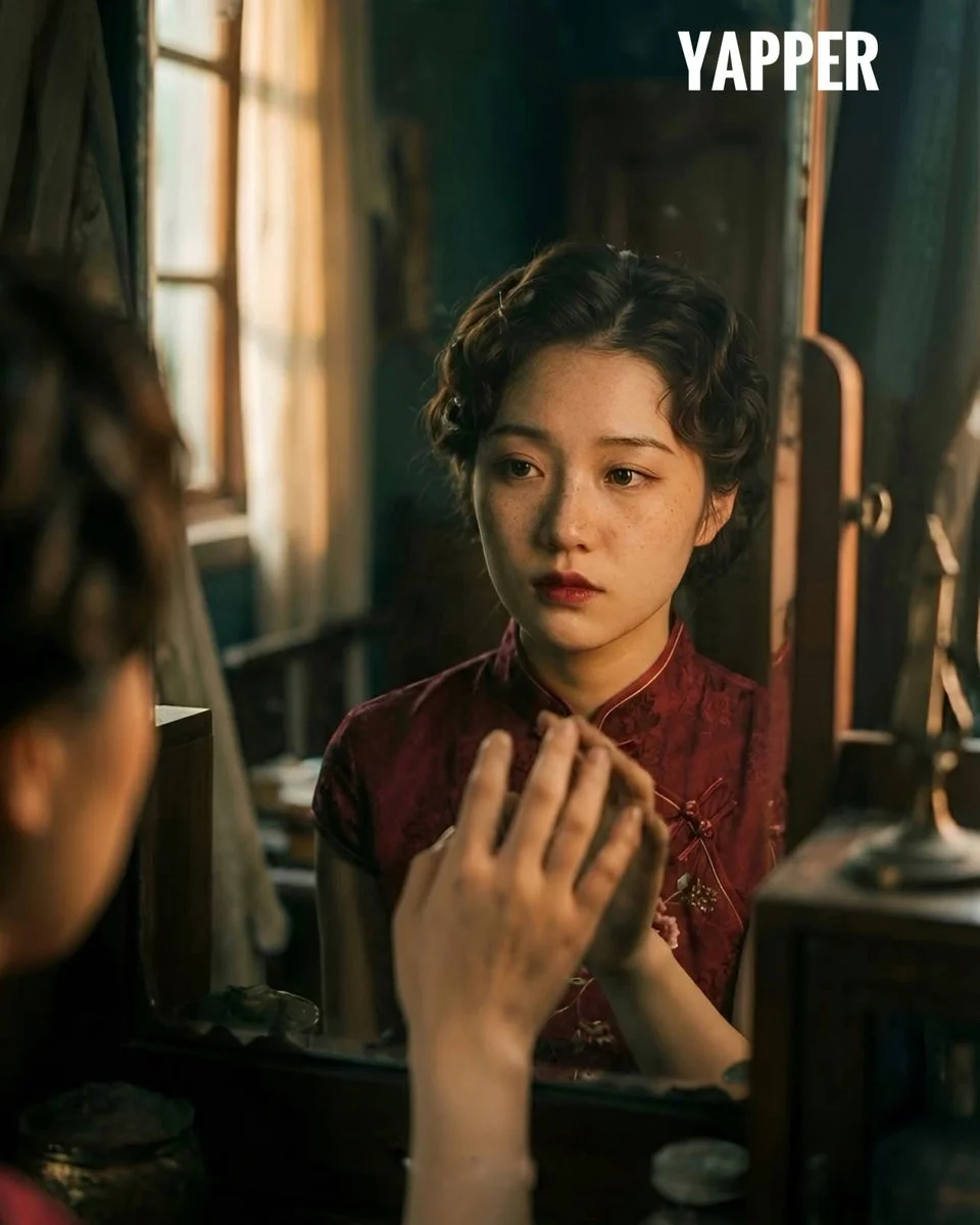 Reflections of a Vintage Bride in Quiet Solitude