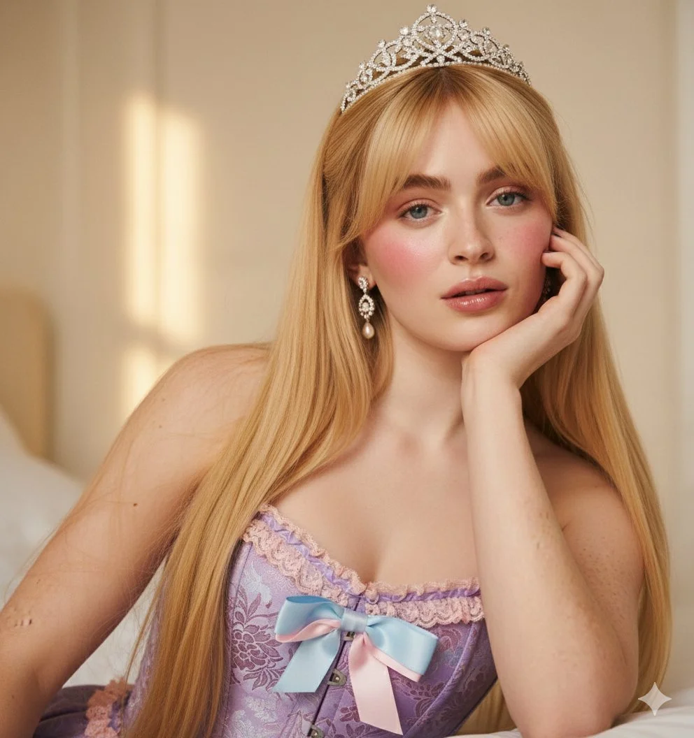 Regal Serenity: Sadie Sink as a Modern Princess