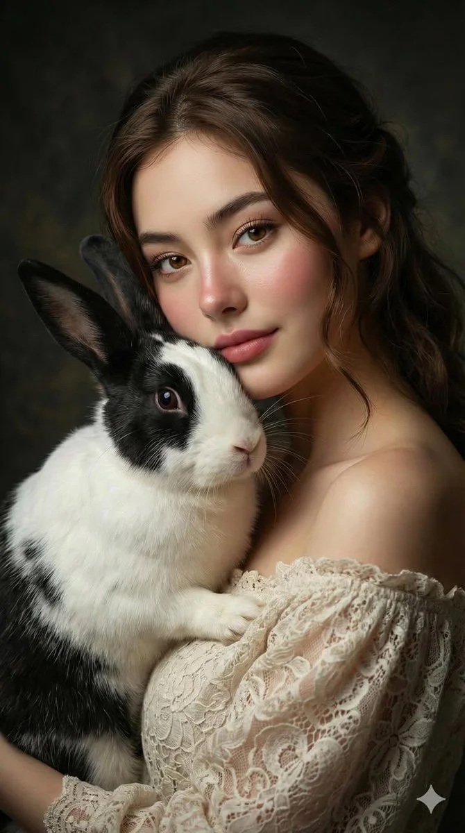 Renaissance Reverie: Portrait of Tenderness