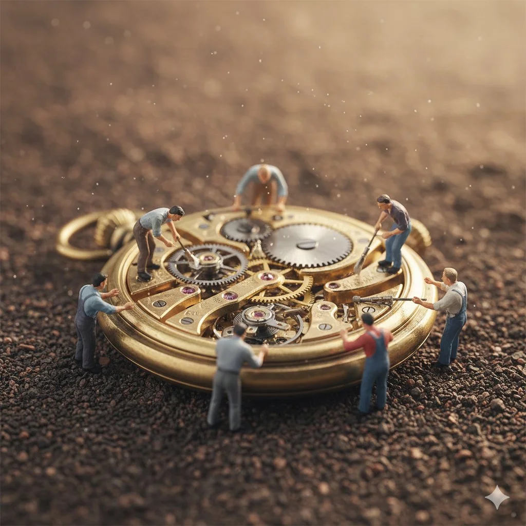 Restoring Time: A Team Effort in Macro Detail