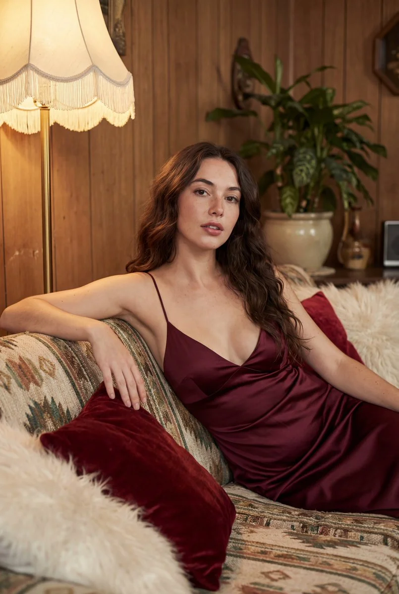 Retro Chic: A Cinematic Portrait of Comfort