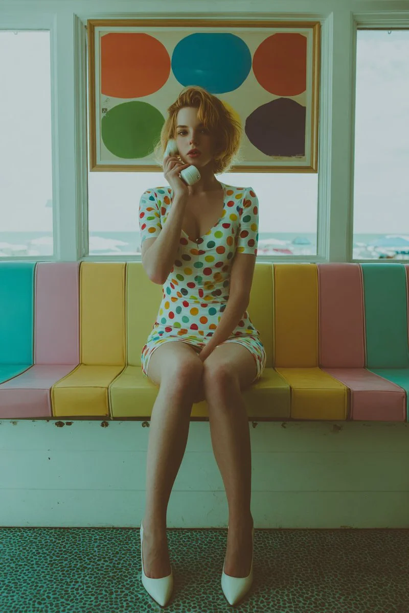 Retro Chic at the Beach Cafe