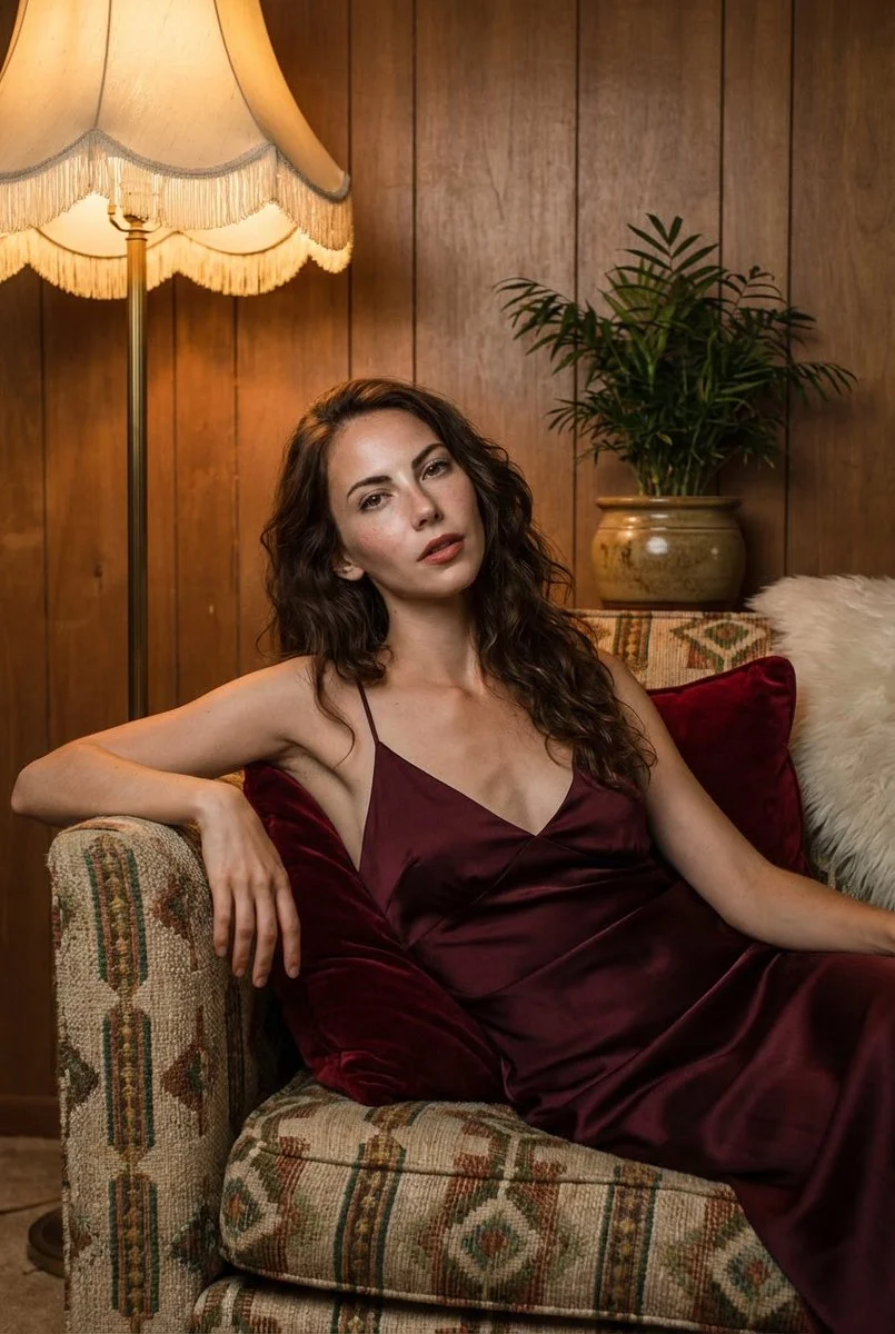 Retro Elegance: A 1970s Cinematic Mood