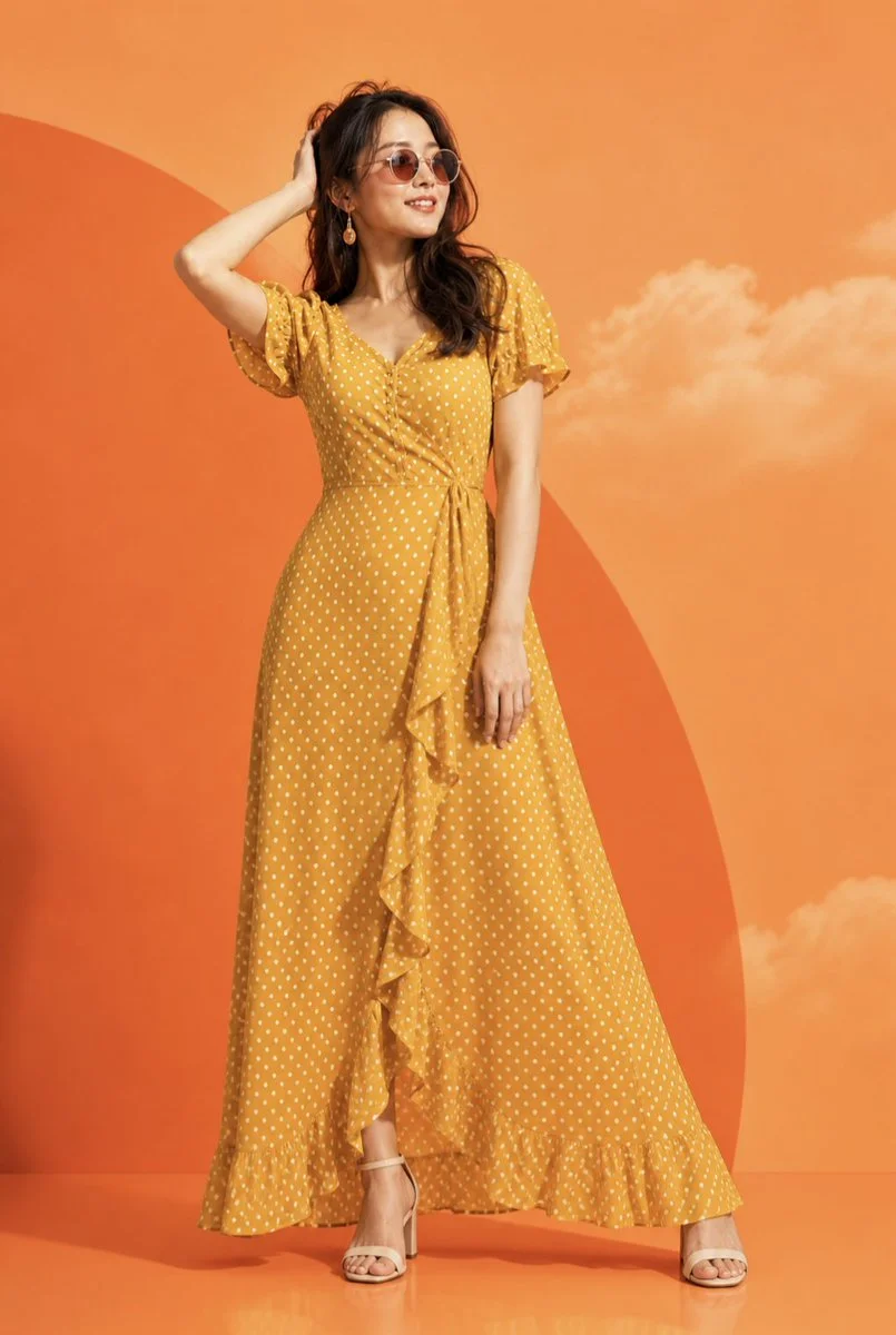 Retro Elegance in Warm Hues