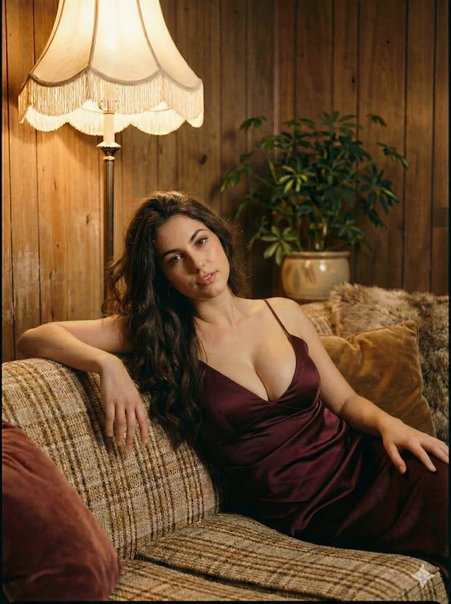 Retro Glamour: A 1970s Cinematic Portrait