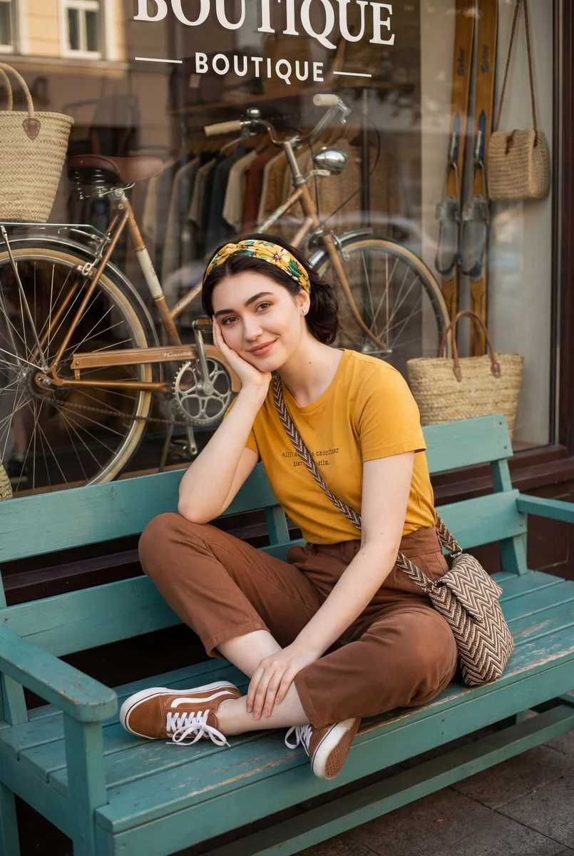 Retro Vibes: A Fashionable Pause