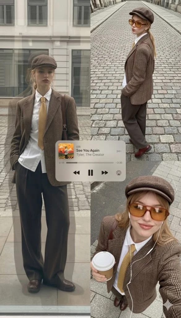 Retro Vibes Meet Modern Style: Urban Collage Unleashed