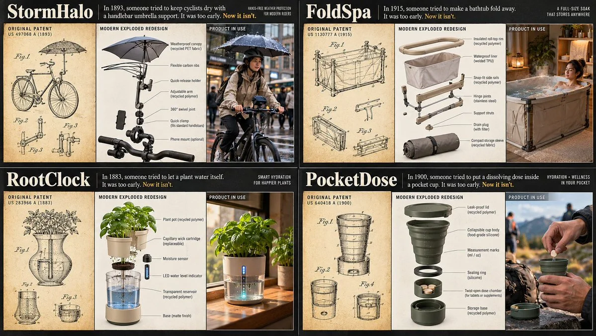 Reviving a Forgotten Patent with Modern Tech and Design