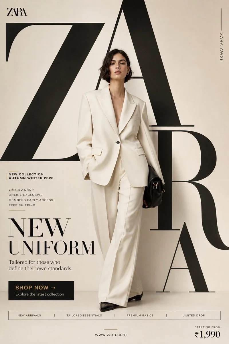 Revolutionizing Fashion Promotions: Zara's Bold New Uniform Campaign