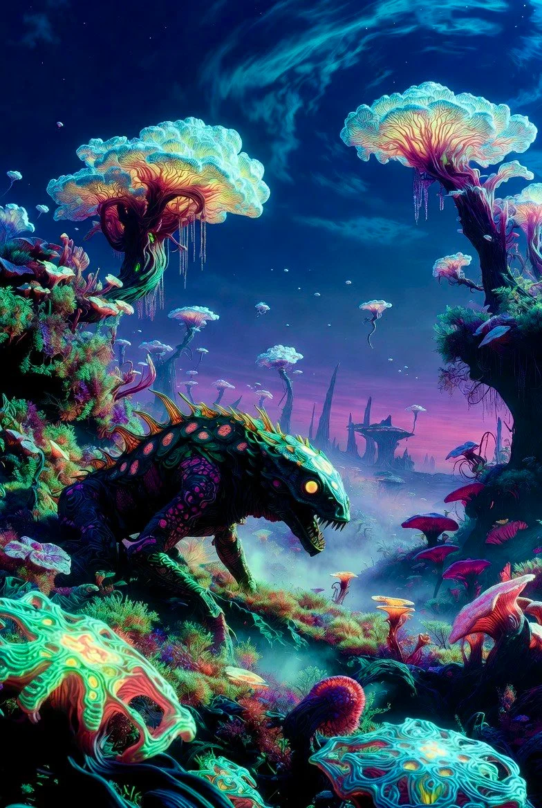 Roar of the Night: Alien Predator Unleashed