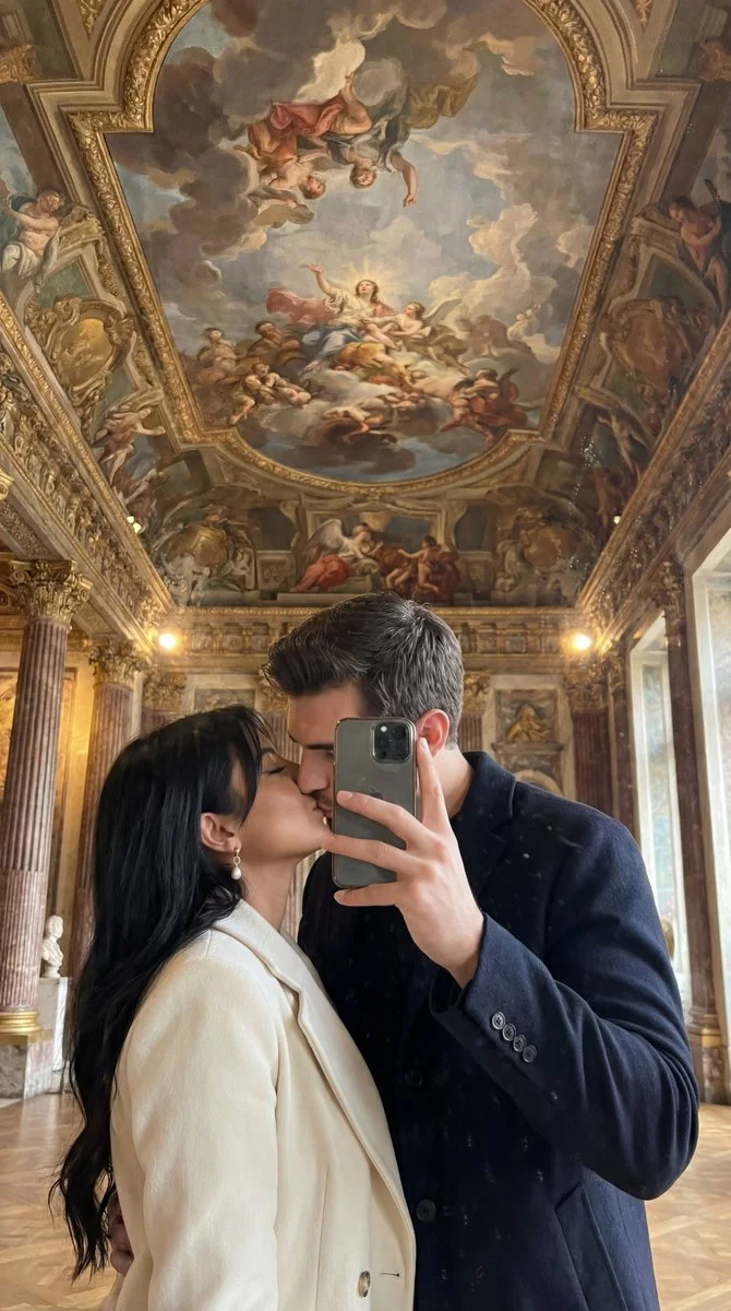 Romance in Reflection: A Museum Moment