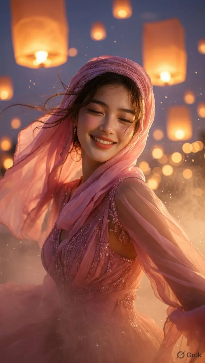 Romantic Dreamscape Under Twilight