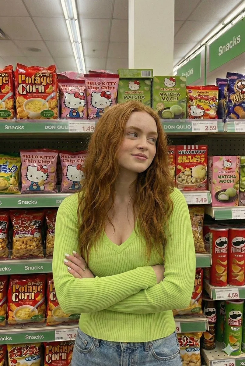 Sadie Sink's Grocery Aisle Chic