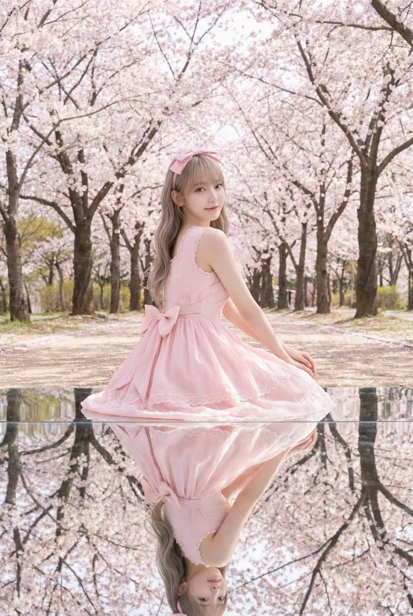 Sakura Dreams: A Surreal Spring Reflection