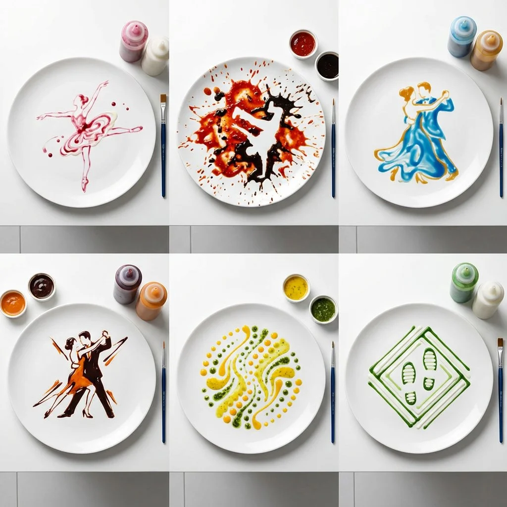 Saucy Dance Moves: A Flavorful Choreography on Plates