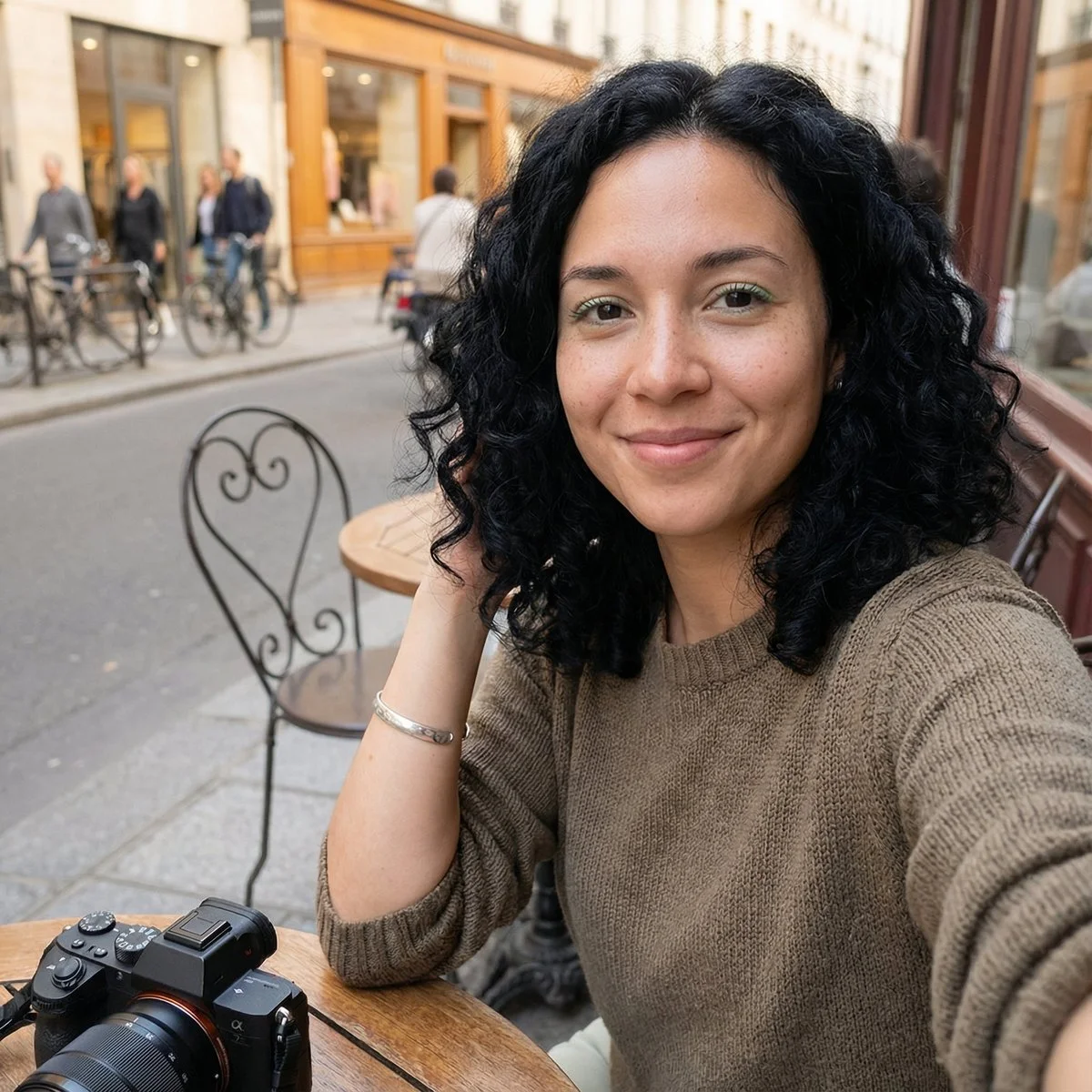 Savoring Serenity at a European Cafe