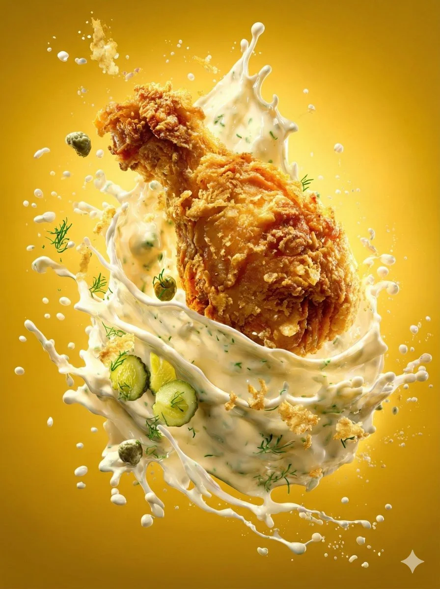 Savory Thrills: Fried Chicken Hero Shots