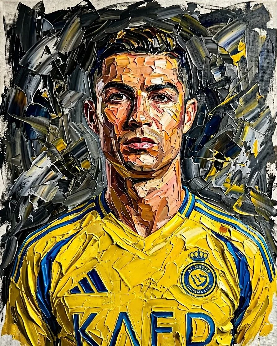 Sculpted Colors: Knife-Painted Oil Masterpiece