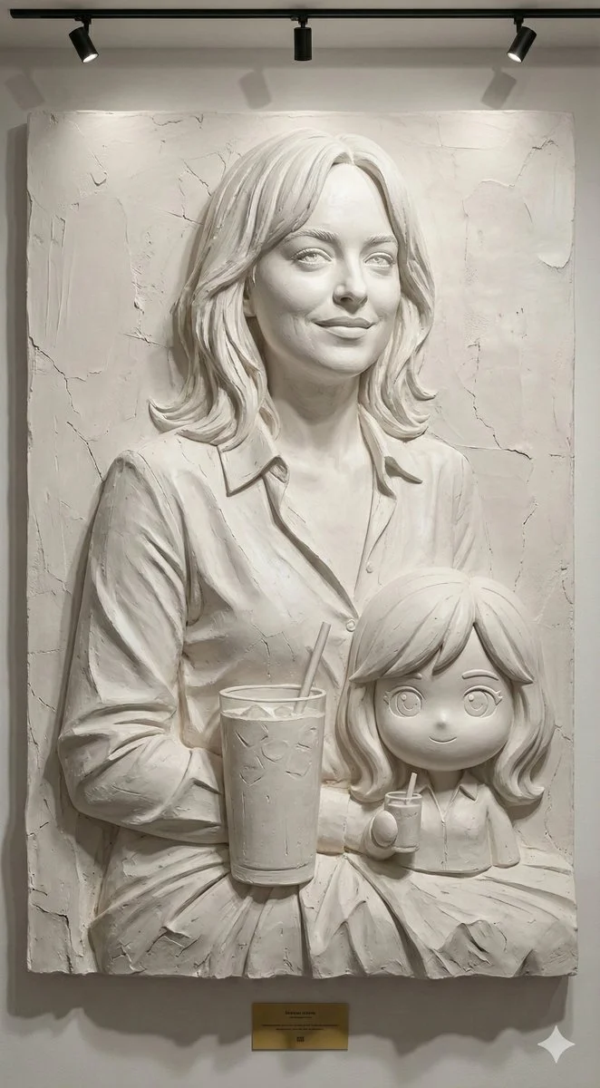 Sculpted Elegance: A Banana in Relief