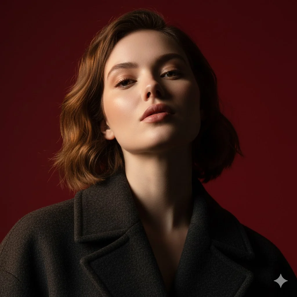 Sculpted Elegance: A Modern Portrait