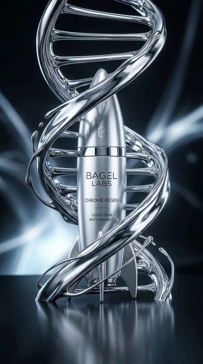 Sculpted Elegance of Liquid Chrome Skincare