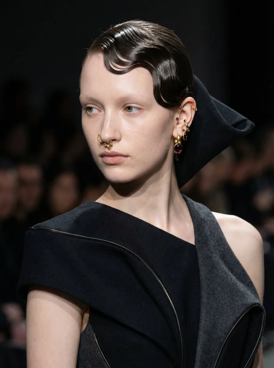 Sculptural Elegance on the Runway