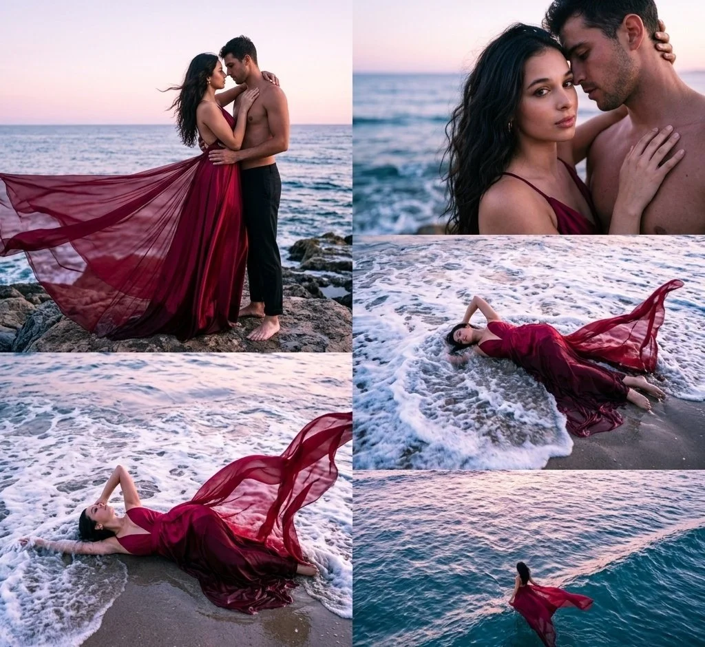 Seaside Romance: A High-Fashion Dream