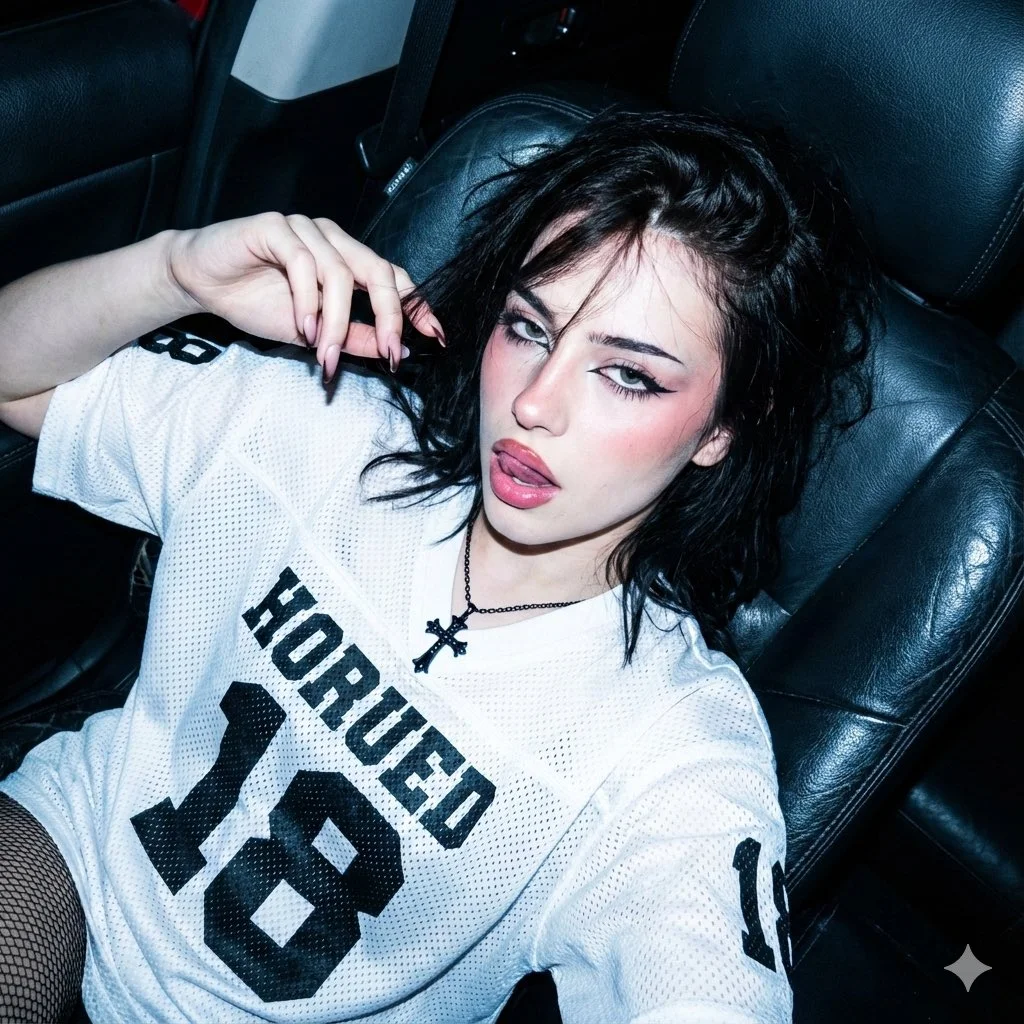 Seductive Night Vibes: A Selfie in the Shadows