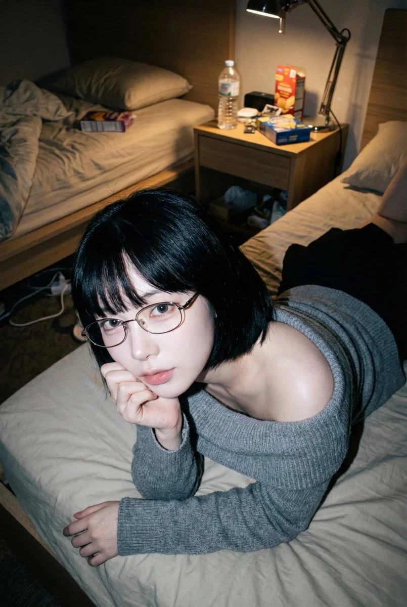 Seductive Stillness: A Bedroom Snapshot