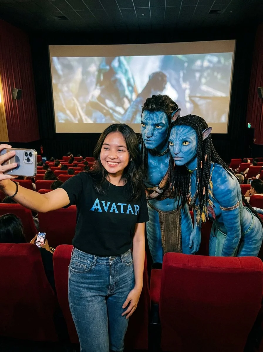 Selfie with the Na'vi: A Cinematic Moment