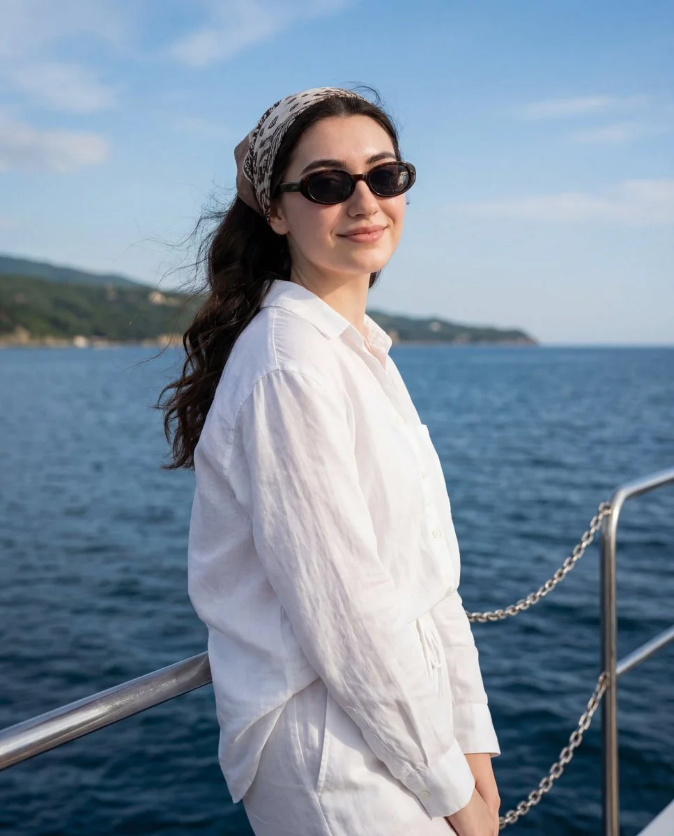 Serene Escape: A Relaxed Day at Sea