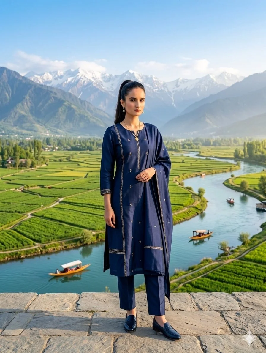 Serene Gaze Amidst Mountain Majesty