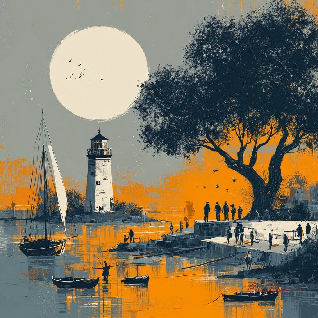 Serene Shores: A Digital Daydream