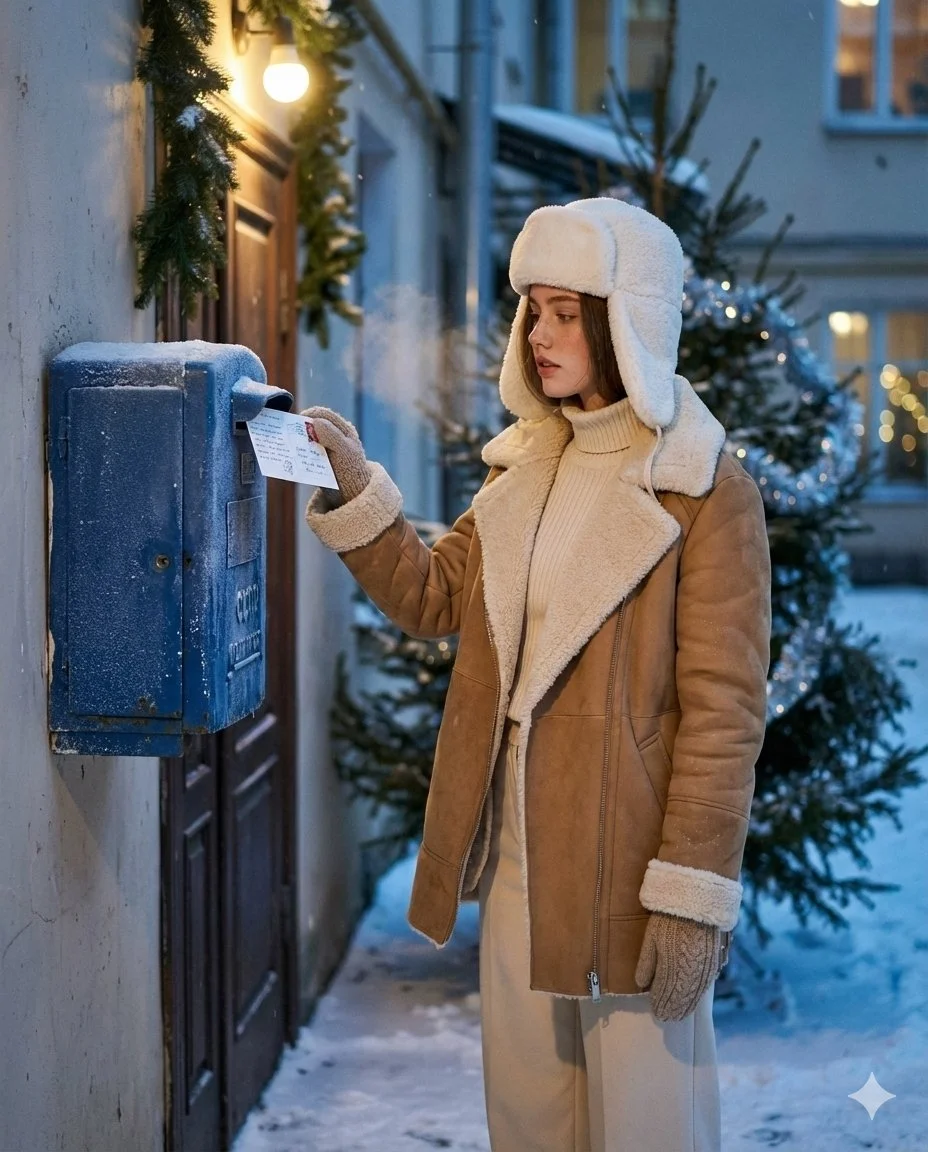 Serene Winter Moments: A Postcard Wish